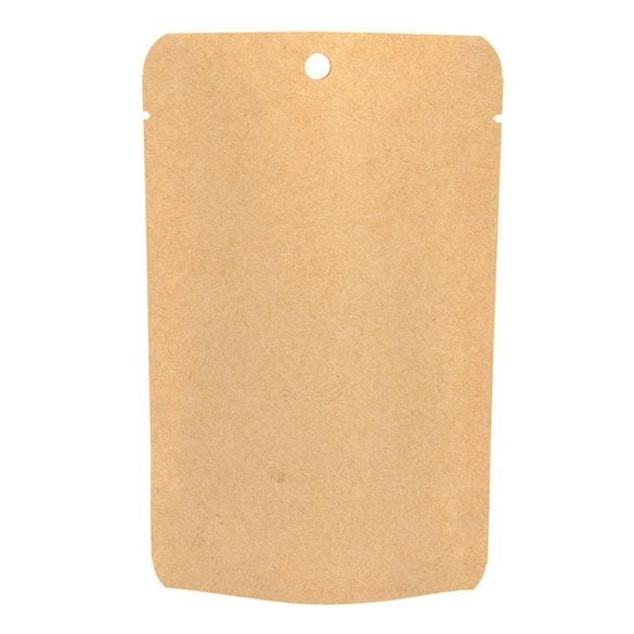Stazakken Kraft Composteerbaar 10,2x6x15,2cm zonder Gripsluiting | 57 gram (100 stuks) [SUPEK2]