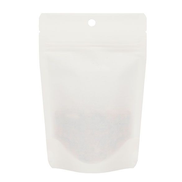 Stazakken Composteerbaar Kraft Wit 10,2x6x15,2cm | 57 gram (100 stuks) [ZBGEK2W]