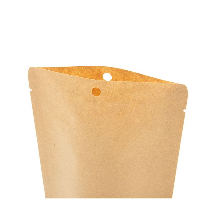 Stazakken Kraft Composteerbaar 13x7,9x20,6cm zonder Gripsluiting | 113 gram (100 stuks) [SUPEK3]