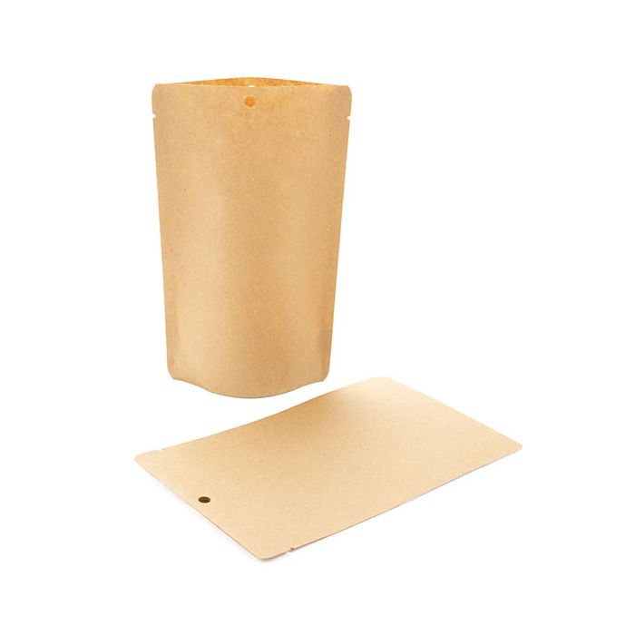 Stazakken Kraft Composteerbaar 13x7,9x20,6cm zonder Gripsluiting | 113 gram (100 stuks) [SUPEK3]
