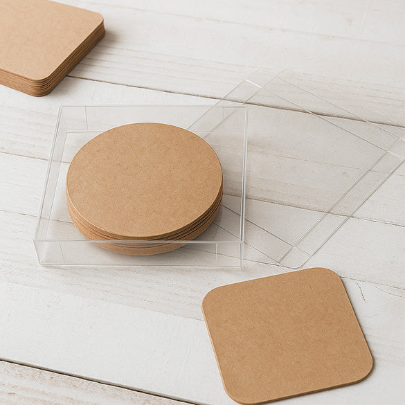 Plastic Doosjes 14,9x2,5x14,9cm Kristalhelder (25 stuks) [FB189]