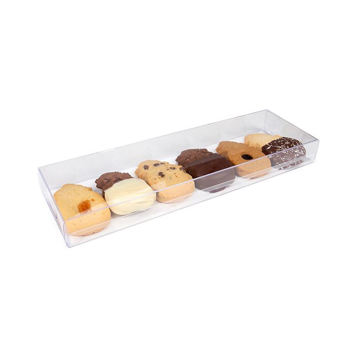 Plastic Doosjes 7,6x2,5x25,4 cm Kristalhelder (25 stuks) [FB301]