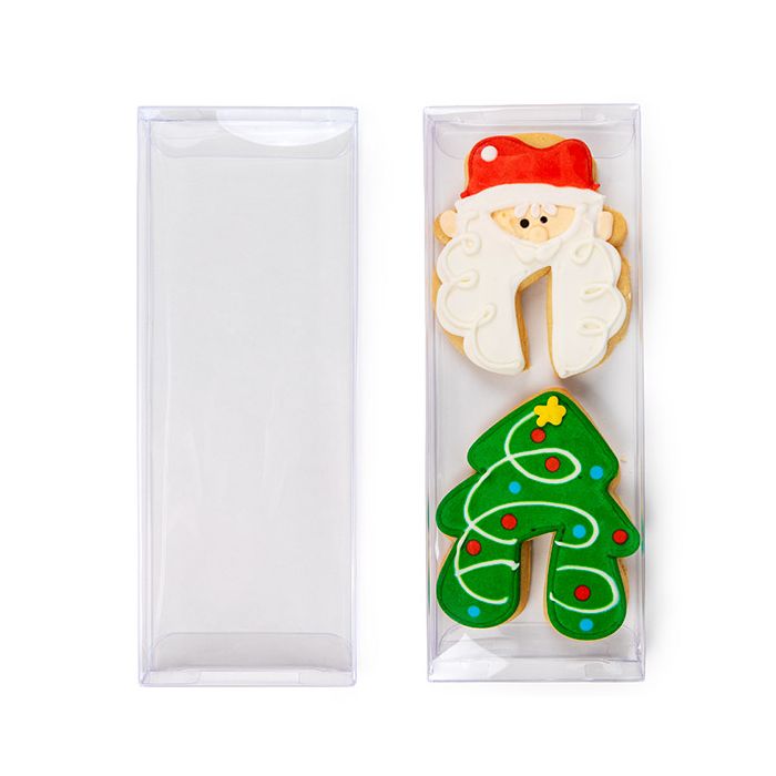 Plastic Doosjes 7,6x2,5x20,3 cm Kristalhelder (25 stuks) [FB302]