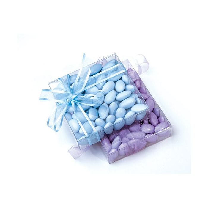 Plastic Doosjes 7,9x2.1x7,9cm Kristalhelder (25 stuks) [FB35]