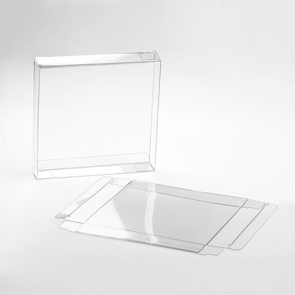 Plastic Doosjes 14,3x2,5x14,1cm Kristalhelder (25 stuks) [FB48]