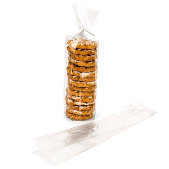 Plastic Zakken 4,4x4,4x21,6cm met zijvouw (100 stuks) [FDAGB8]