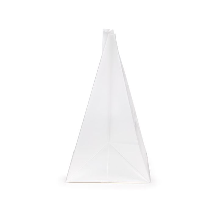 Blokbodemzakken Frosted 10,2x10,2x17,8 cm met Papieren Kaart (100 stuks) [FFGPB9]