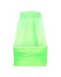 Blokbodemzakken Neon Groen 7x5,1x25,4 cm met Papieren kaart (100 stuks) [FGPB17NG]