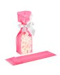 Blokbodemzakken Neon Roze 7x5,1x25,4 cm met Papieren kaart (100 stuks) [FGPB17NK]