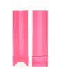 Blokbodemzakken Neon Roze 7x5,1x25,4 cm met Papieren kaart (100 stuks) [FGPB17NK]