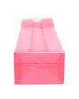 Blokbodemzakken Neon Roze 7x5,1x25,4 cm met Papieren kaart (100 stuks) [FGPB17NK]