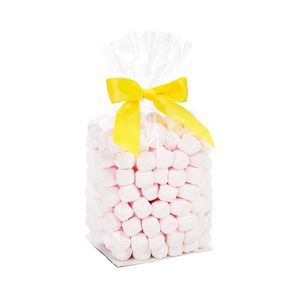 Blokbodemzakken Superhelder 10,2x7,6x25,4cm met papieren kaart (100 stuks) [FGPB5]