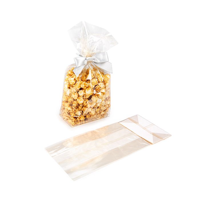 Blokbodemzakken Thuis Composteerbaar 12,7x7,6x30,5 cm met Papieren kaart (100 stuks) [FGPBE1]