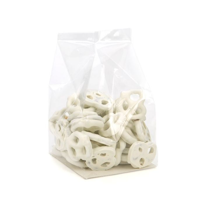 Blokbodemzakken 10,2x10,2x17,8cm met papieren kaart (100 stuks) [FGPBH9]