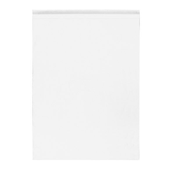 Plastic Zakken 46,8x61,6cm Transparant en Hersluitbaar (100 stuks) [B18]