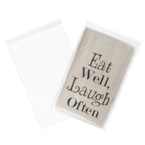 Plastic Zakken 18,9x27,9cm Transparant en Hersluitbaar (100 stuks) [B711]