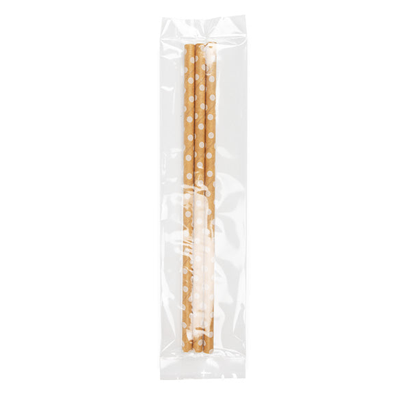Plastic Zakken "Heat Seal" 5,1x20,3cm Gelamineerd (100 stuks) [SLB28]