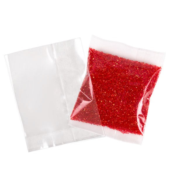 Plastic Zakken 5,1x5,7cm 30 Micron Sealbaar d.m.v. warmte (100 stuks) [SFB22Q]
