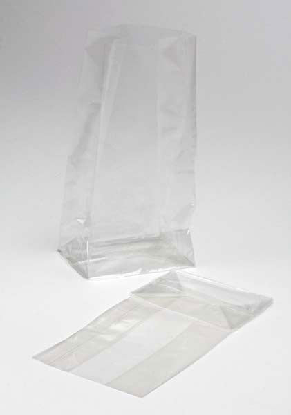 Blokbodemzakken milieuvriendelijk ECO 12,7x7,6x30,5cm Premium met zijvouw (100 stuks) [CFBG1]
