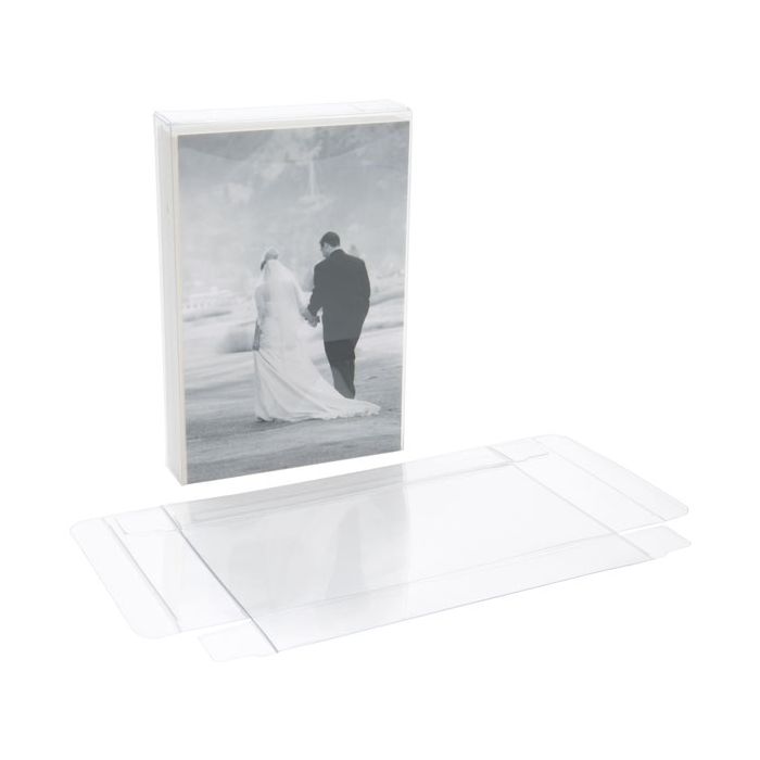 Plastic Doosjes 10,5x2,5x15,6cm Kristalhelder (25 stuks) [FPB167]