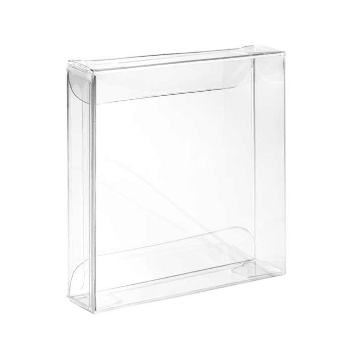 Plastic Doosjes voor 4 stuks Chocolade 7x1,4x6,8cm (25 stuks) [FPB276]