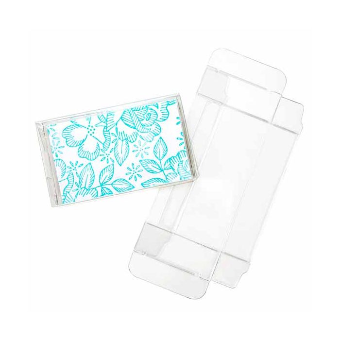 Plastic Doosjes 5,4x2,1x9,2cm Kristalhelder (25 stuks) [FPB36]