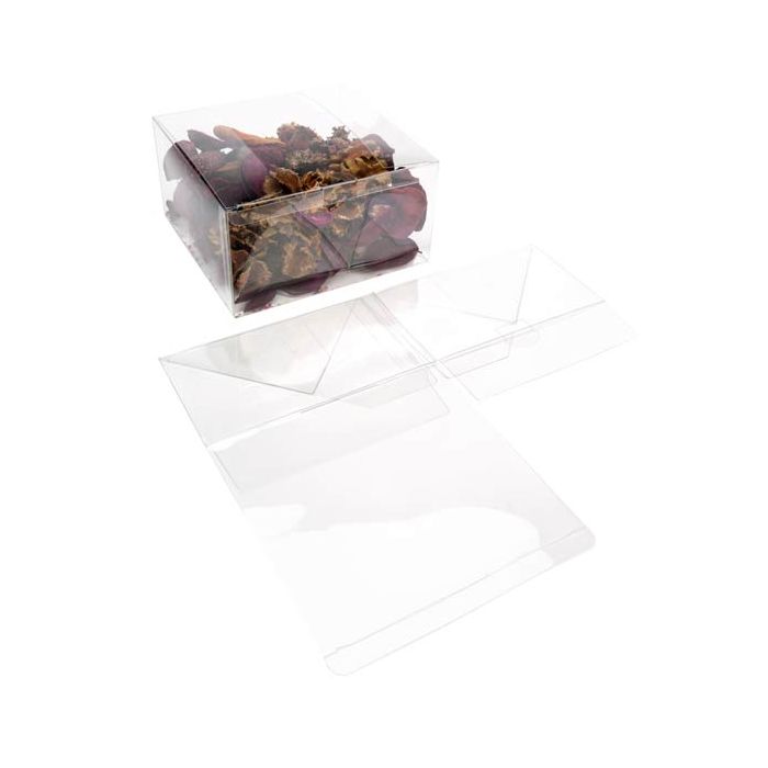 Plastic Doosjes 19,1x17,8x10,2cm Autolock Bodem (25 stuks) [FPLB177]