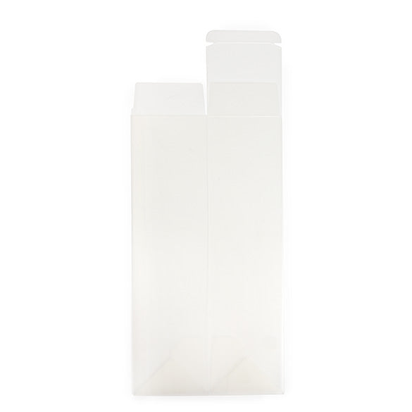 Plastic Doosjes voor Flessen Frost 8x8x31cm (25 stuks) [PLBF176]