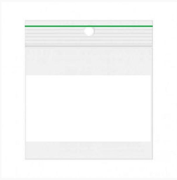 Grip Seal Bags with Write-on-Panel/Hang Hole 25x35cm PE 50 micron Bargain! (1.000 pieces)