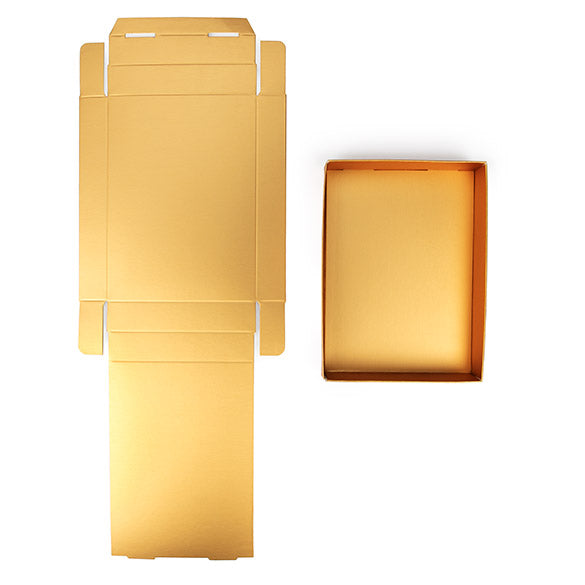 Kartonnen Doosjes Goud 12,4x2,5x17,1cm (25 stuks) [GD16]