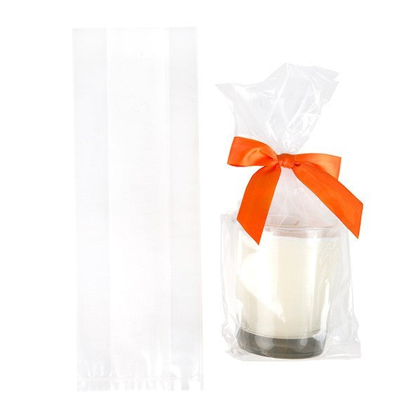 Plastic Zakken 10,2x5,4x30,5cm met zijvouw (100 stuks) [GB15]
