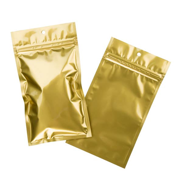 Gripzakken Goud 10x16,5cm Gemetalliseerd (100 stuks) [HZBB5MG]
