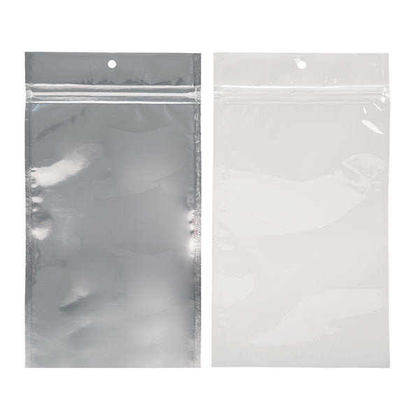Gripzakken Transparant/Wit 12,5x21cm (100 stuks) [HZBB6CW]