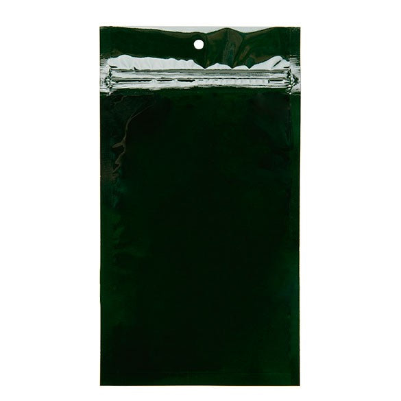Gripzakken Groen 12,5x21cm Gemetalliseerd (100 stuks) [HZBB6HG]