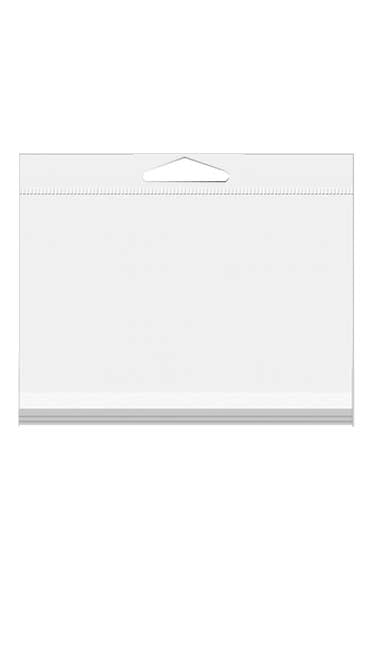 Headerbags 15,9x11,4cm Hersluitbaar en Kristalhelder (100 stuks) [HB46]