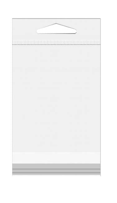 Headerbags 13x17,1cm Hersluitbaar en Kristalhelder (100 stuks) [HB6B2]