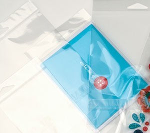 Headerbags 6,4x8,9cm met beschermende Sluiting (100 stuks) [HB2PC]