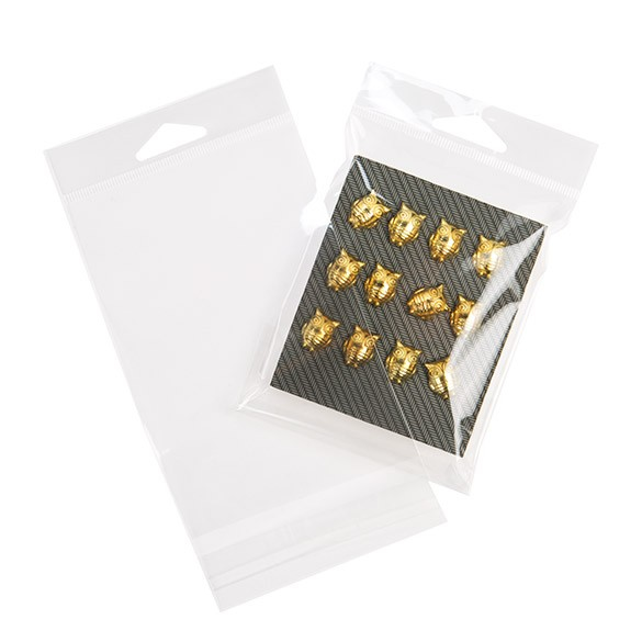 Headerbags 9,7x14,2cm Hersluitbaar en Kristalhelder (100 stuks) [HB3X5XL]