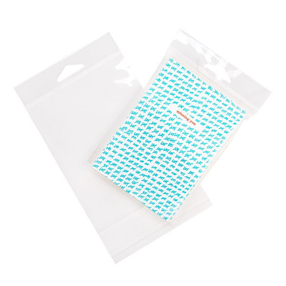 Headerbags 10,8x13,7cm Hersluitbaar en Kristalhelder (100 stuks) [HB4B2]