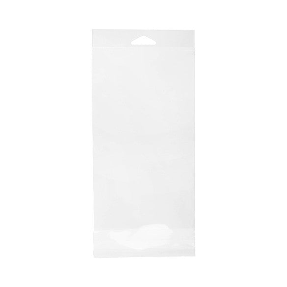 Headerbags 12,1x21cm Hersluitbaar en Kristalhelder (100 stuks) [HB4X8]