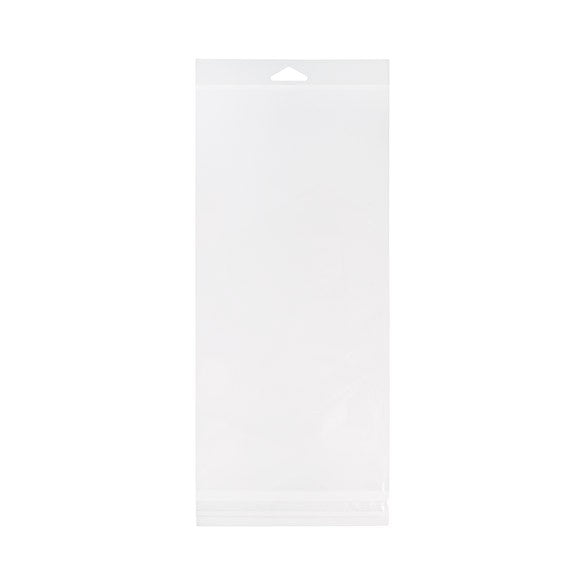 Headerbags 15,7x33cm Hersluitbaar en Kristalhelder (100 stuks) [HB613]