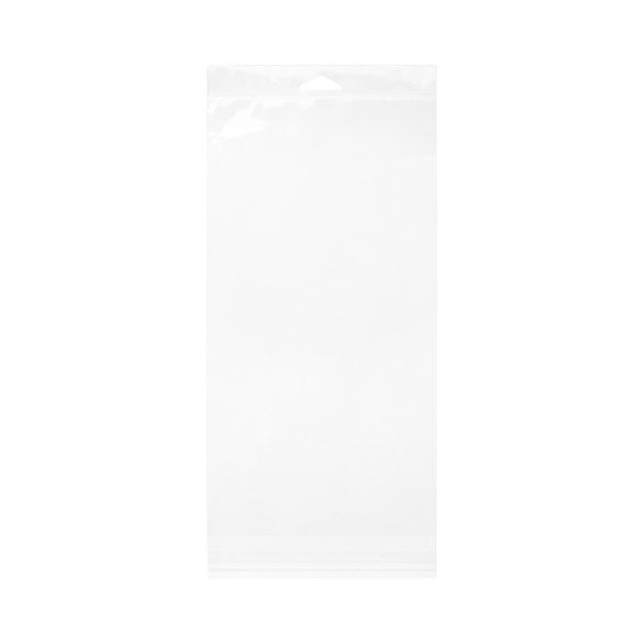 Headerbags 16,4x31,1cm Hersluitbaar en Kristalhelder (100 stuks) [HB6X12]