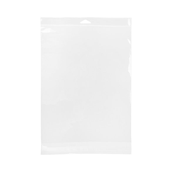Headerbags 24,1x30,5cm Hersluitbaar en Kristalhelder (100 stuks) [HB9H12]