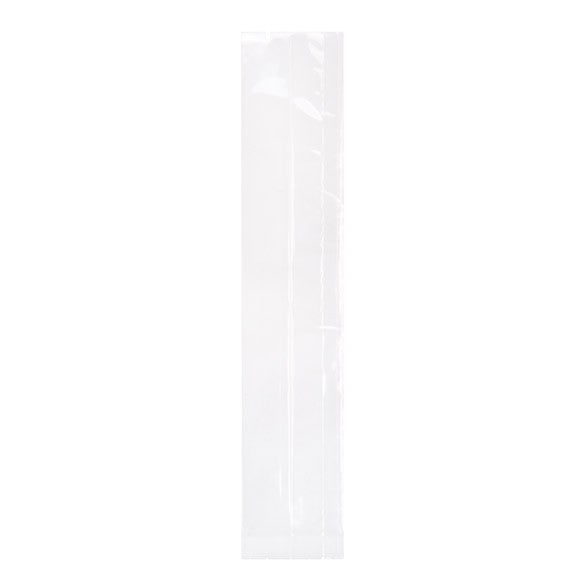 Plastic Zakken 4,4x4,4x21,6cm met zijvouw Zware Kwaliteit (100 stuks) [HDGB5]