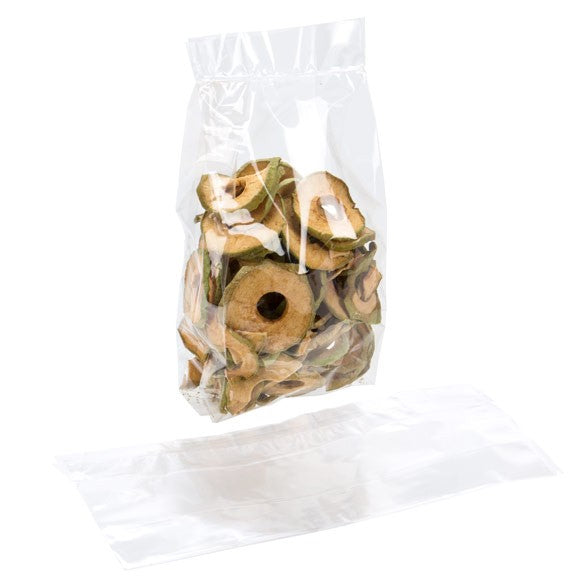 Plastic Zakken 12,7x7,6x30,5cm Gelamineerd en met zijvouw (100 stuks) [HDGB1]