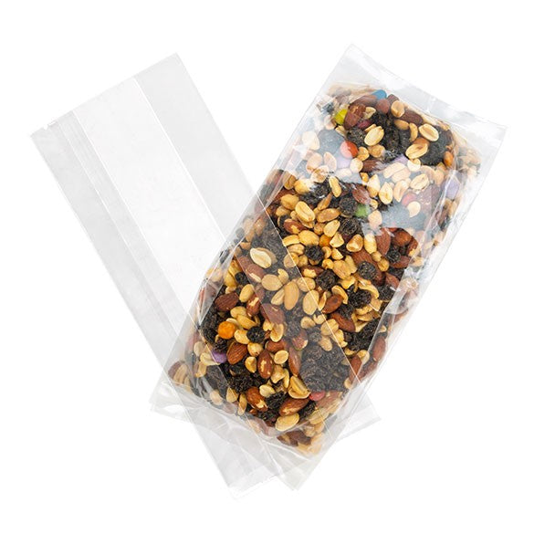 Plastic Zakken 12,7x7,6x30,5cm Gelamineerd en met zijvouw (100 stuks) [HDGB1]