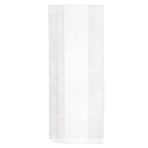 Plastic Zakken 12,7x7,6x30,5cm Gelamineerd en met zijvouw (100 stuks) [HDGB1]