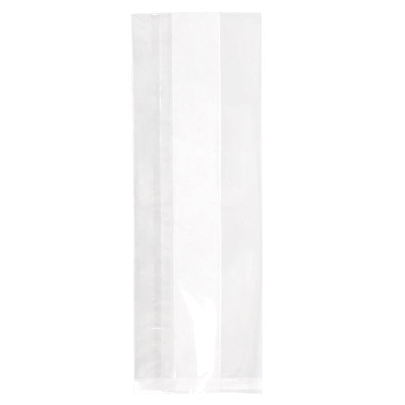 Plastic Zakken 8,9x5,7x24,8cm met zijvouw Zware Kwaliteit (100 stuks) [HDGB10]