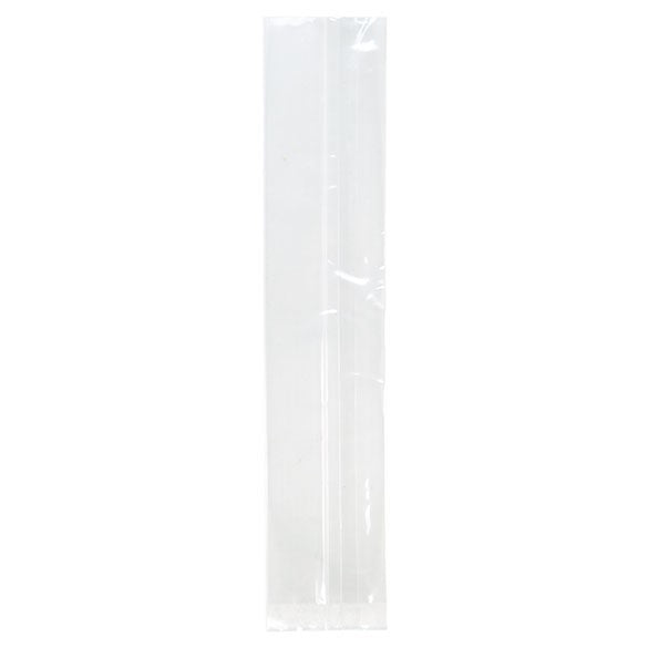 Plastic Zakken 4,4x4,4x21,6cm met zijvouw Zware Kwaliteit (100 stuks) [HDGB5]
