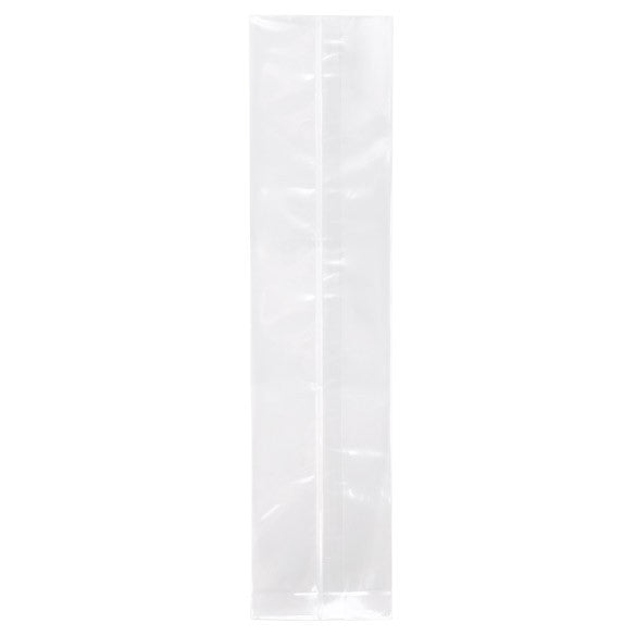 Plastic Zakken 5,1x5,1x21cm met zijvouw Zware Kwaliteit (100 stuks) [HDGB6]
